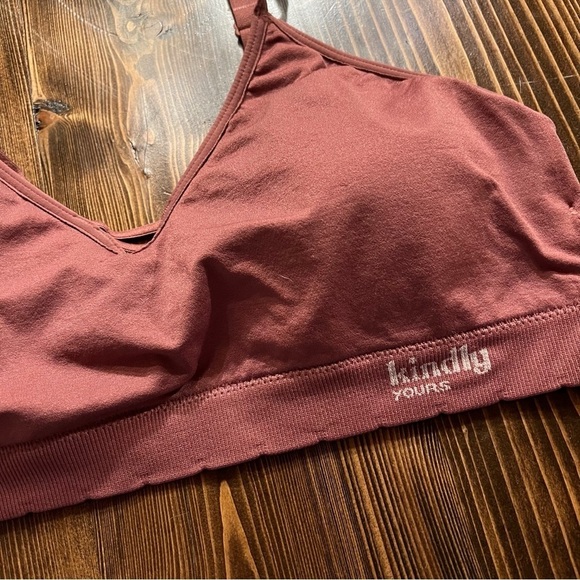 Kindly Yours Mauve Padded Athletic Lounge Sports Bra - Picture 4 of 4